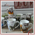 Best-Selling Schmetterling Stein Ware Tasse